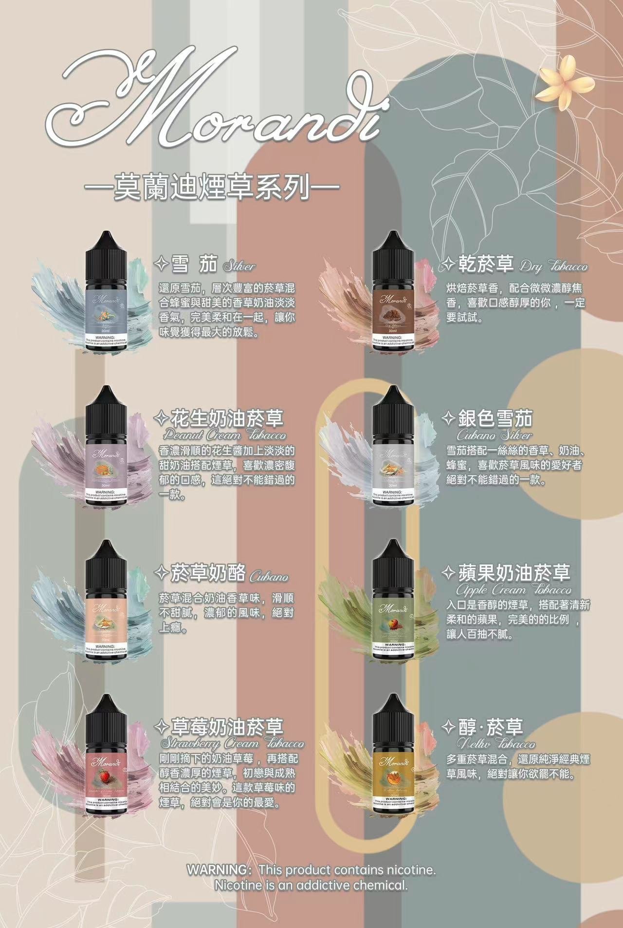 莫蘭迪煙油 幹煙草 醇煙草 醇香雪茄:圖片 2