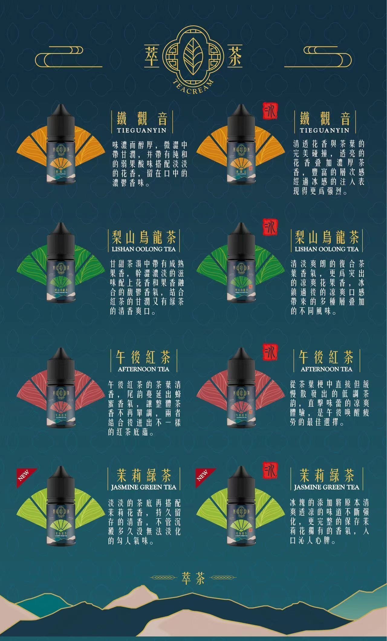 【Teacream 萃茶水果茶系列】30ML 小烟專用烟油:圖片 2